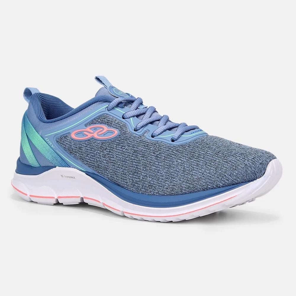 Tênis Olympikus Day Feminino - Azul e Rosa