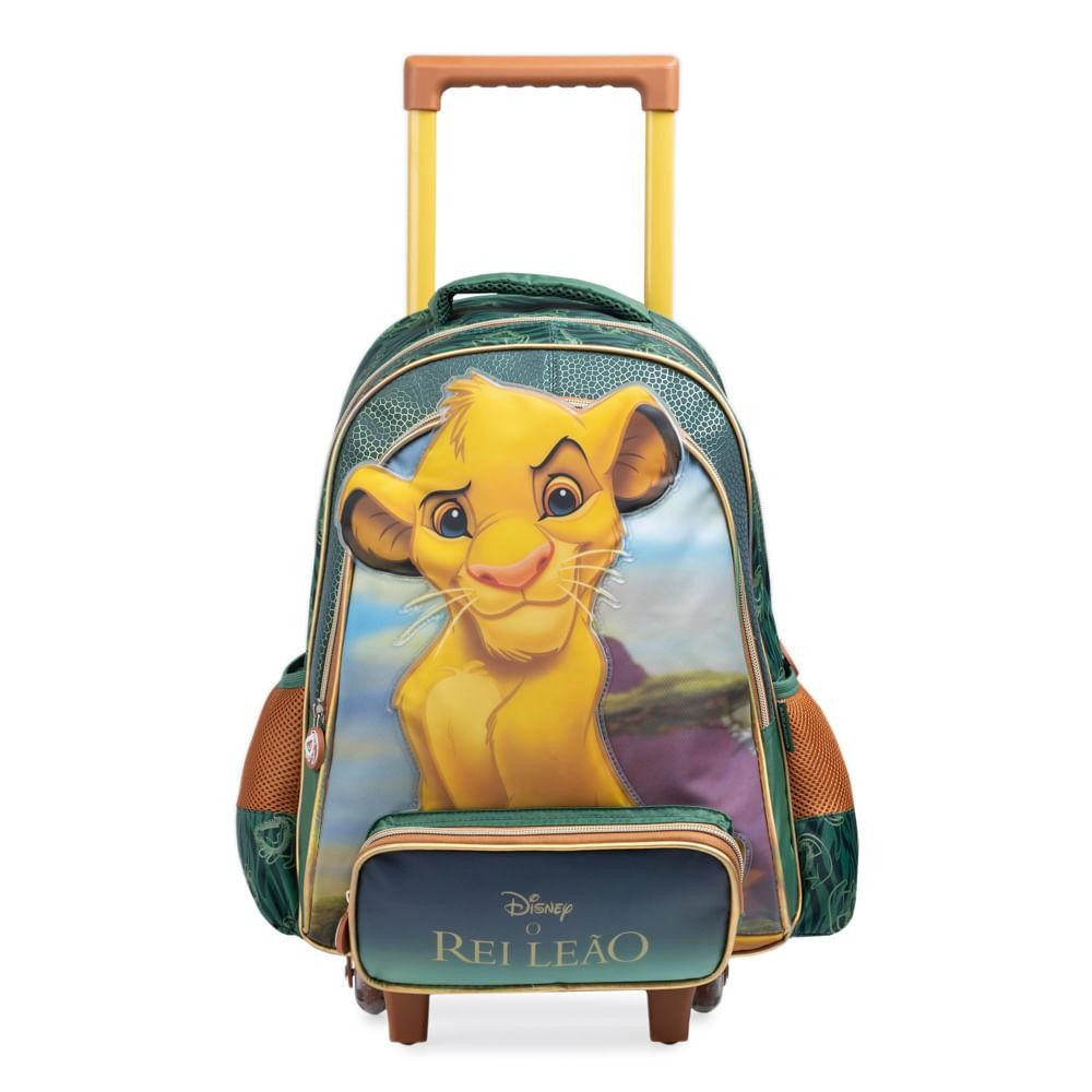 Mochila de Rodinha Simba Rei Leão Verde em Oferta na Shopee