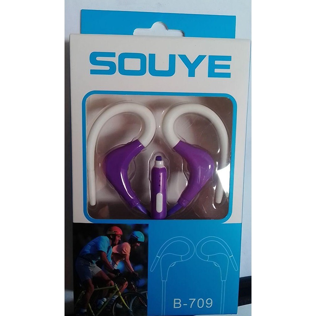 Fone de Ouvido Duplo com Microfone Active Sport Ciclista Lilás Menor Preço - Miniatura 2