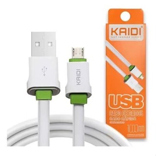 Cabo Carregador Micro Usb V8/ tipoc /iphone/ Kaidi Turbo Reforçado kaidi