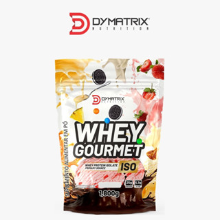 Whey Protein Gourmet 1.8Kg Refil Isolado Dymatrix Nutrition 25g Proteína p/ Dose