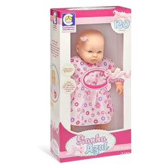Brinquedo Infantil Boneca Sonho Azul Sem Cabelo Cotiplás 2072