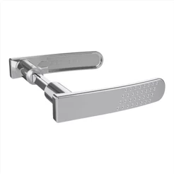 Maçaneta Reta Alavanca P/ Fechadura Diversas Stam 21 Cromado