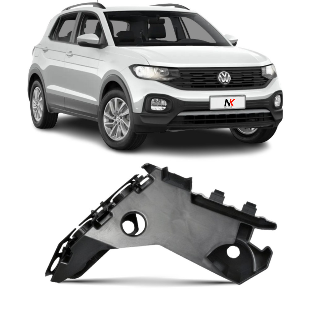 Suporte Guia Parachoque Dianteiro T-Cross 2019 2020 2021 2022 1ª Linha Novo