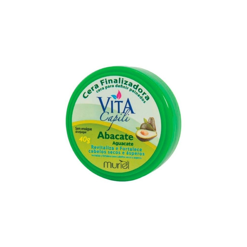 Cera Finalizadora Vita Capili Abacate 40g - Muriel