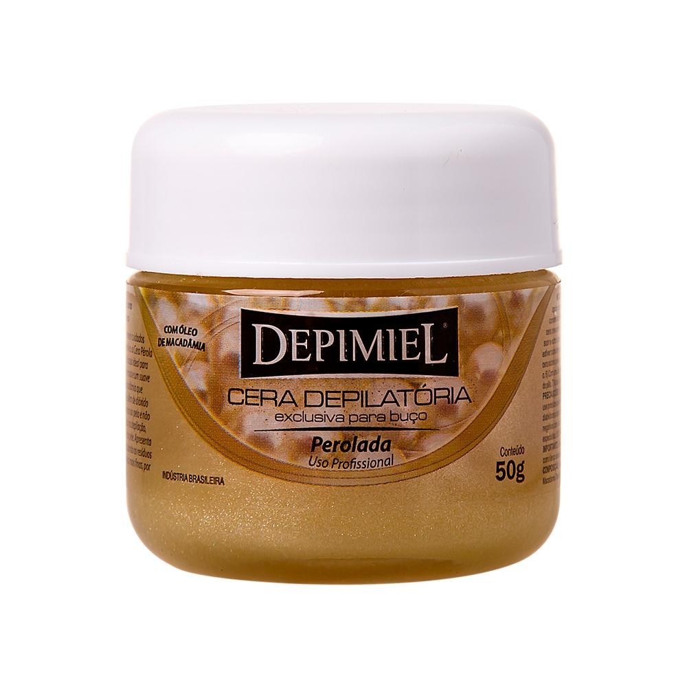 Cera Depilatoria Perolada Buco e Sobrancelha Depimiel 50g