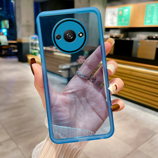 Para Redmi A3 A2 A1 + Capa De Telefone Simples A Cores Lovely Phone Case Proteção Total Da Câmera Anti-Queda Macia Transparente