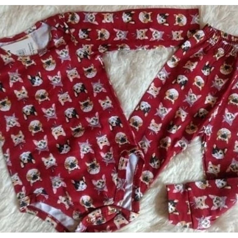Conjunto bebê  body manga longa e calça