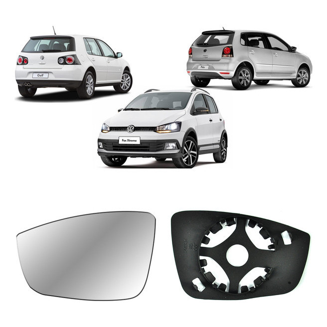 Lente Retrovisor Fox Crossfox Spacefox 09 A 19 Lado Direito