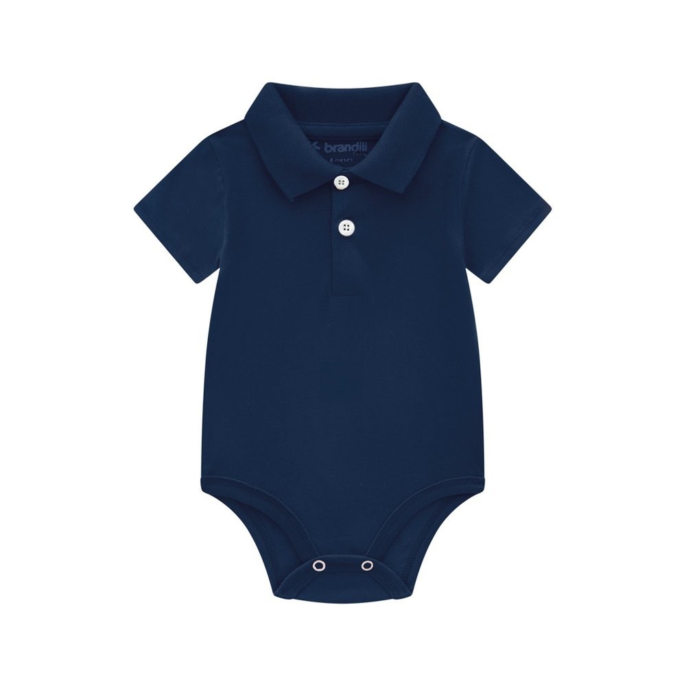 Body Polo Básico Bebê Menino - Brandili em Oferta na Shopee