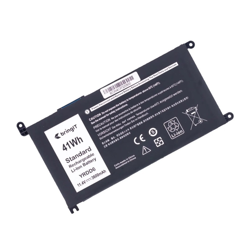 Bateria Dell Yrdd6 3501 5585 3310 5493 5593 P90f 5482 5480 5481 5485 5491 5591 5593 2 em 1 3310 3493