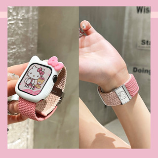 Pulseira De Silicone S11 De Gato Fofo De Desenho Animado + Capa S11 Para Apple Watch Band Ultra 2 49MM Série 9 45mm 41mm em Oferta na Shopee