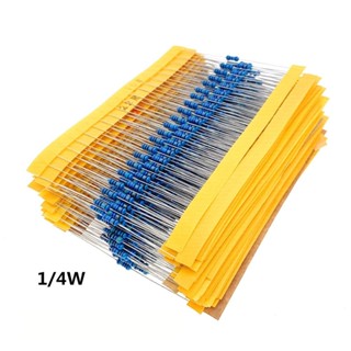 Kit Trezentos 300x Resistores 1/4w 1% Precisão Reistência Resistor de Qualidade com 30 tipos cada 10 peças em Oferta na Shopee