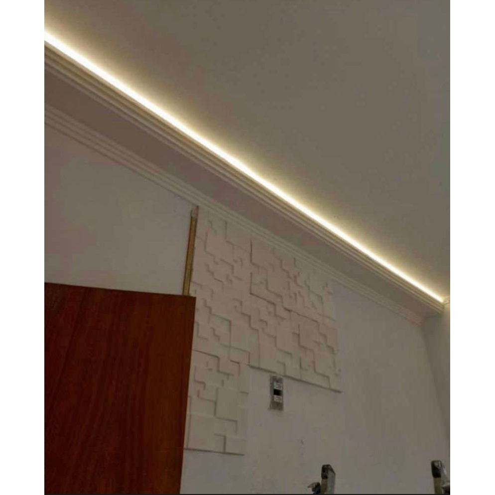 Spot LED Moldura Sanca Sanca de Isopor 6 Metros Roda Teto Molduras -Sanca Iluminação Spot — R$ 59,99 em Shopee