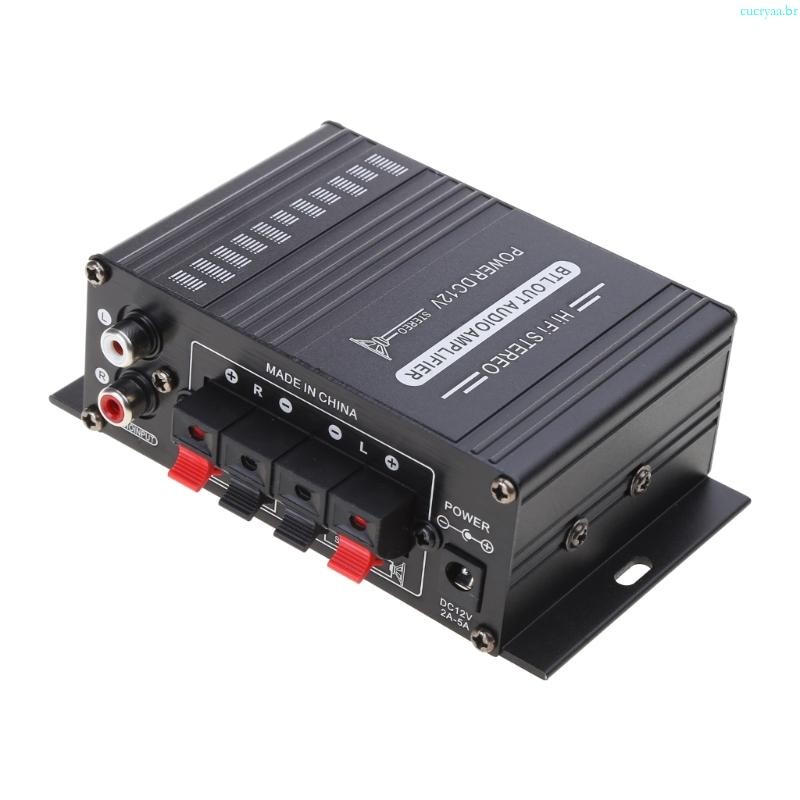 Módulo Amplificador Digital Desempenho cucryaa Som Estéreo 400W DC12V Channel HIFI Para Alto-Falante Pass em Oferta na Shopee