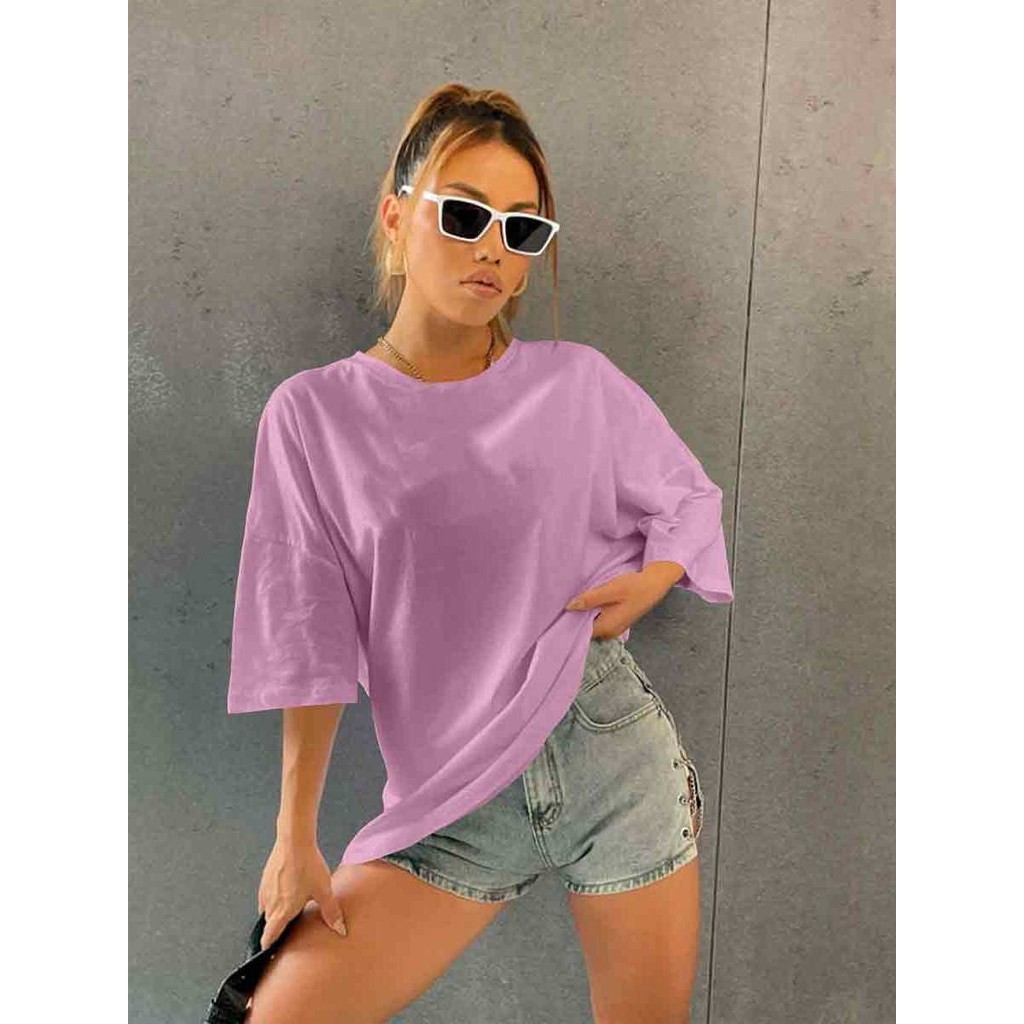 T Shirt Unissex Moda Camiseta Casual Plus Size Colorida Diversas Basica Blusa Oversized Confortavel
