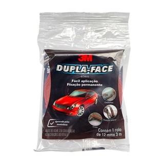 FITA DUPLA FACE 3M AUTOMOTIVA 5369 ALTA ADERÊNCIA FIXAÇÃO PERMANENTE ACRÍLICA 12MM X 3M em Oferta na Shopee