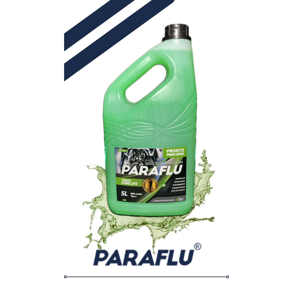PARAFLU 3030 ADITIVO PRONTO USO HIBRIDO LONG LIFE VERDE 5L em Oferta na Shopee