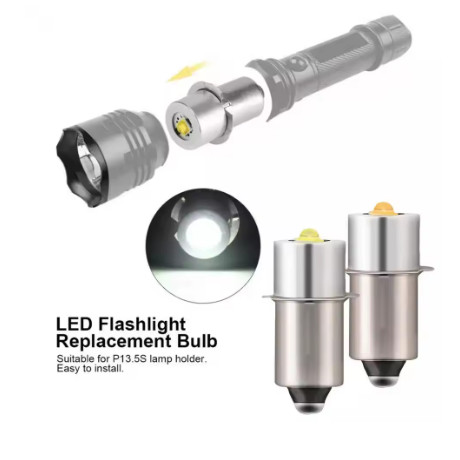 3W P13.5s Mag Luz Lâmpada LED 3-16 Células C & D Maglite Lanterna Conversor Lâmpadas 6v 12v 18v 24v De Sinal