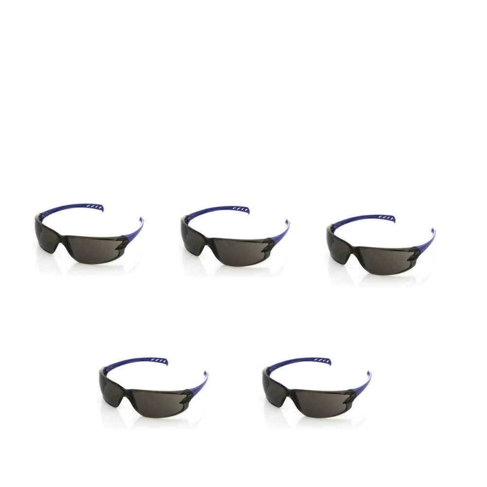 Kit 5Un Óculos De Segurança Proteção UVA e UVB Vvision 500 Escuro Antirisco CA 42719 VOLK em Oferta na Shopee