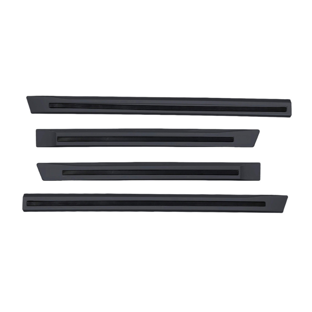 Friso Filete Preto Tipo Original Grid 4P p/ Rampage 2024+ 4 Peças Cinza Sting Grey 3609P-CZA-I