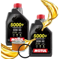 Troca de Óleo Fazer 150 / Fz15 150 / Crosser 150 / Factor 150 Motul 5000+ 20w50 + Filtro