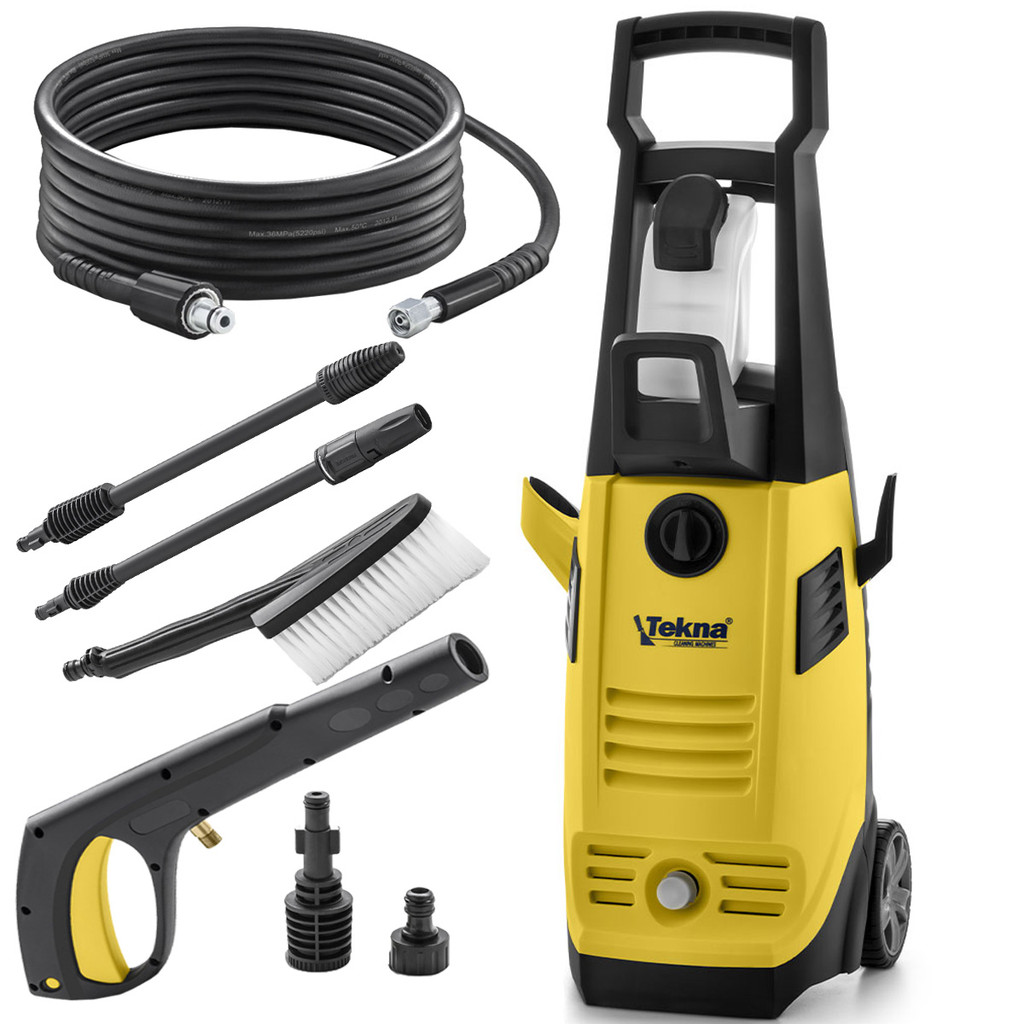Lavadora de Alta Pressão 1800W 14MPa Com Rodas HL2000VS Tekna Lava Carro Motos Calçadas - Home & Living