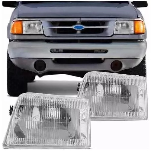Farol Ford Ranger Lente Acrilico 1993 1994 1995 1996 1997