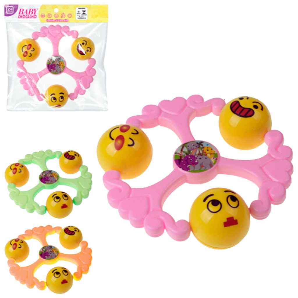Chocalho Brinquedo Ideal para Dentição Colorido Estímulo Sensorial Desenvolvimento Divertido