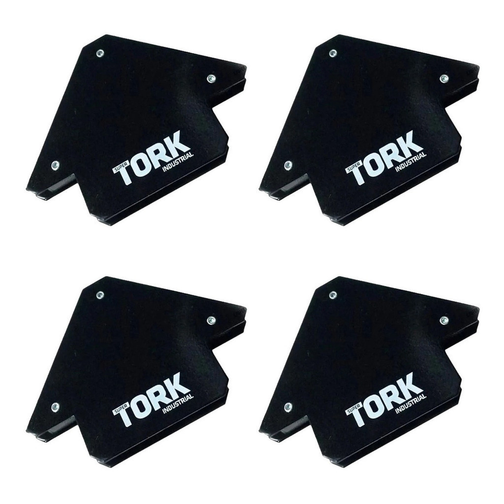 4 Esquadros Magnético Para Solda 12kg Serralheiro Super Tork - Home & Living