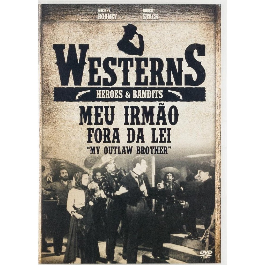 DVD Westerns Heroes e Bandits Meu Irmão Fora da Lei