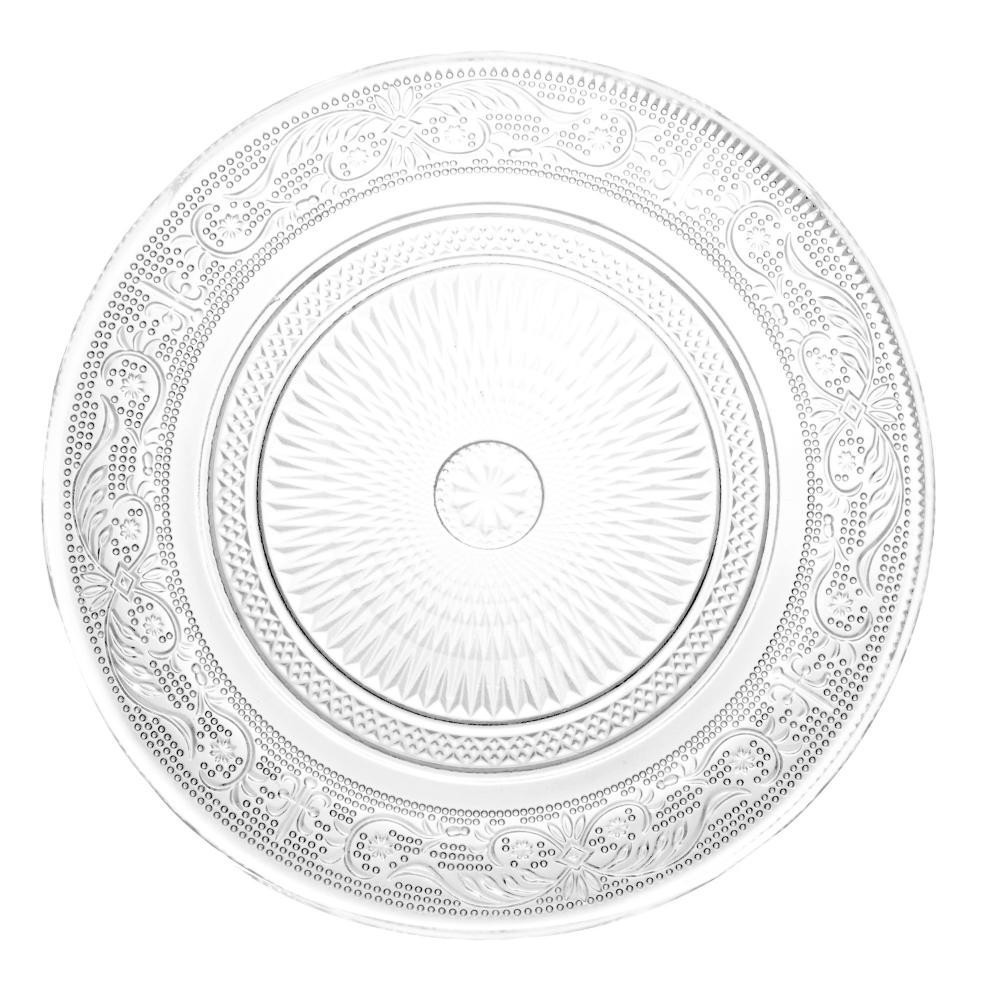 Prato Raso Lyor Angel de Vidro 25,5cm - Home & Living