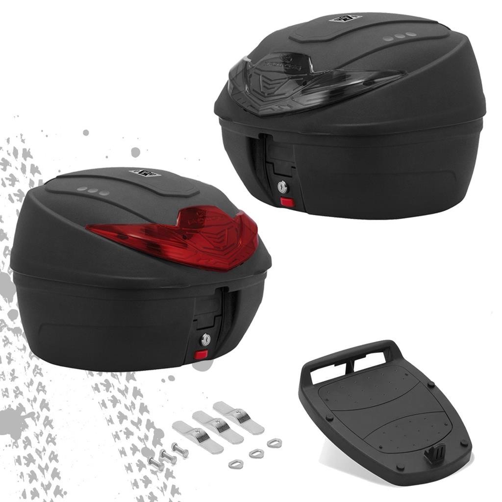 Bau Bauleto Para Moto 35 Litros Pro Tork Universal Completo