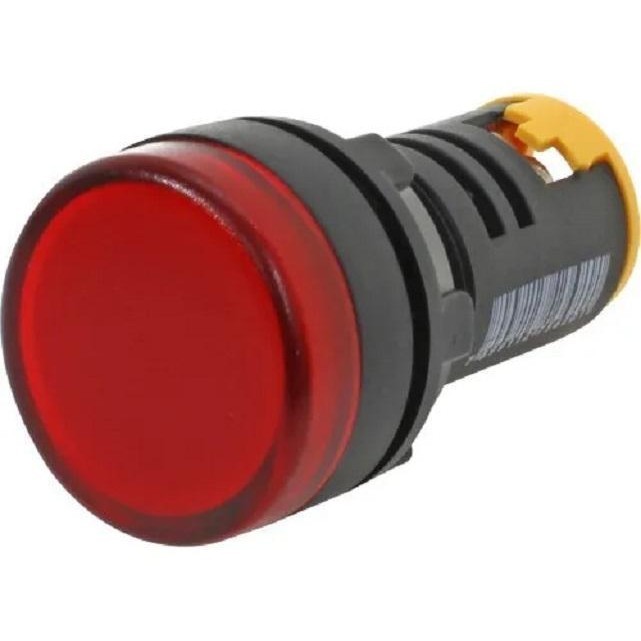 Sinaleiro Led 22Mm - 24Vca/Cc Vermelho Ip65 Metaltex