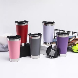 Copo térmico com abridor e tampa 502Ml envia rapido -17OZ
