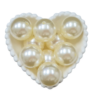 Pérola Inteira ABS CLR 30mm 500g em Oferta na Shopee