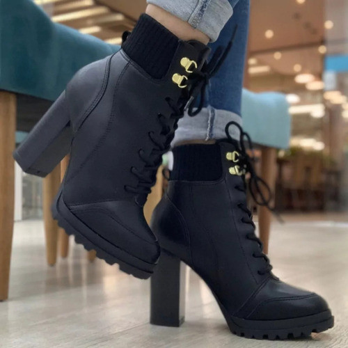 Bota Coturno Vizzano Salto Grosso: Onde Comprar | BuscaProdutos