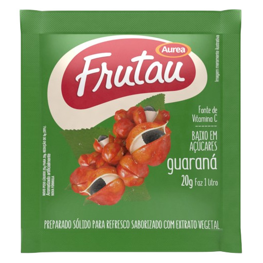 REFRESCO EM PO GUARANA (SUCO) FRUTAU ADOÇADO 20Gr