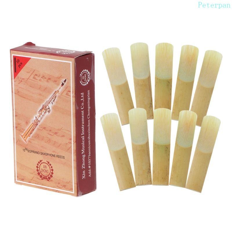 PETE 10 Pcs Palhetas Saxofone Soprano Sax Resistência 2 5 Peças Para Instrumentos Musicais em Oferta na Shopee