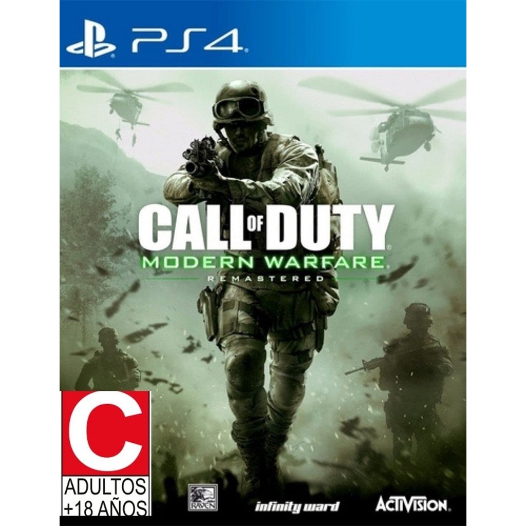 Call of Duty Modern Warfare Remastered PS4 Midia Fisica