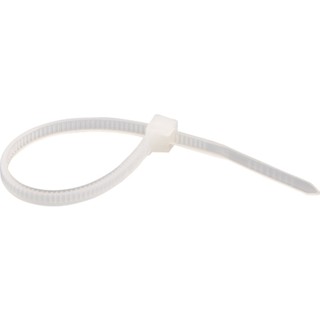 Abraçadeira de nylon branca 2,5 x 140 mm com 100 peças - Vonder