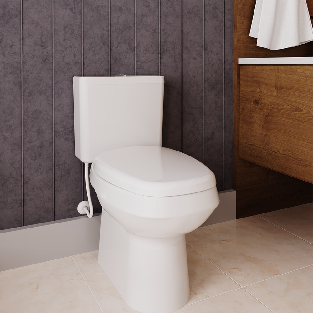 Assento Sanitário com Soft Close - Monte Carlo Branco Censi — imagem 2 de 2