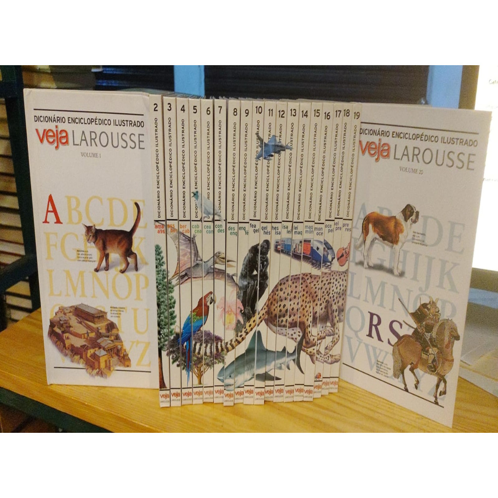Coleção Incompleta: Dicionário Enciclopédico Ilustrado - Veja Larousse (20 volumes) autor Veja Larousse