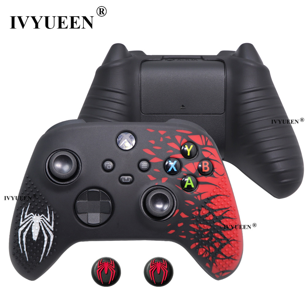 IVYUEEN Capa De Aranha De Silicone Antiderrapante Para Controle De Núcleo XBox Série X/S Analógica Polegar Vara Apertos