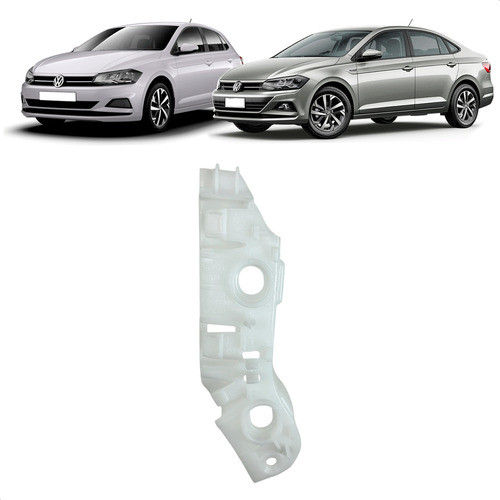 Guia Suporte Le Parachoque Dianteiro Original Vw Polo Virtus em Oferta na Shopee