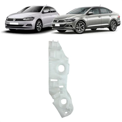 Guia Suporte Le Parachoque Dianteiro Original Vw Polo Virtus