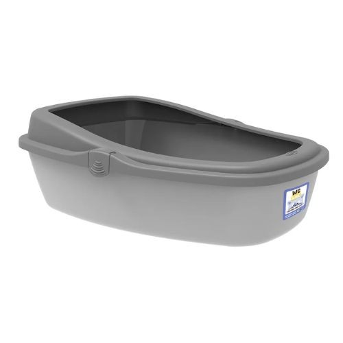 Caixa de Areia para Gato Sanitário Banheiro Pet Médio Para Gatos WC King Bandeja c/ Borda Envio Imediato — imagem 2 de 2