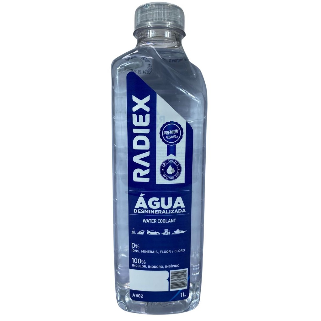 Agua Desmineralizada Para Radiador Water Coolant 1 Litro - A-902 em Oferta na Shopee