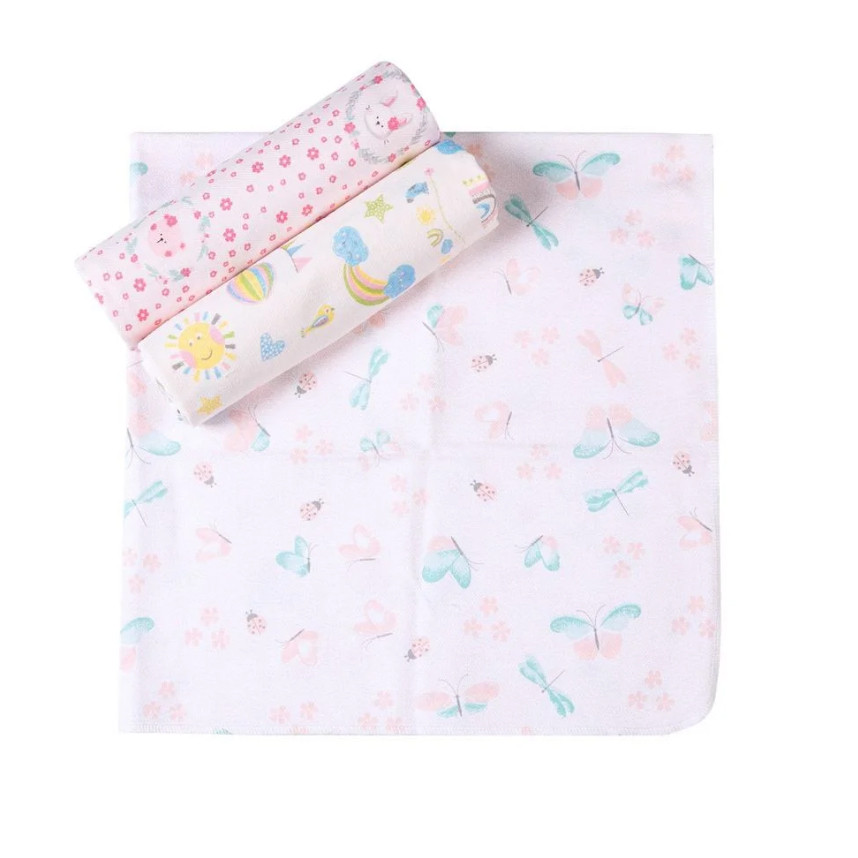 Kit Cueiro Flanelado Papi Estampado 80cm x 80cm - 03 Peças em Oferta na Shopee