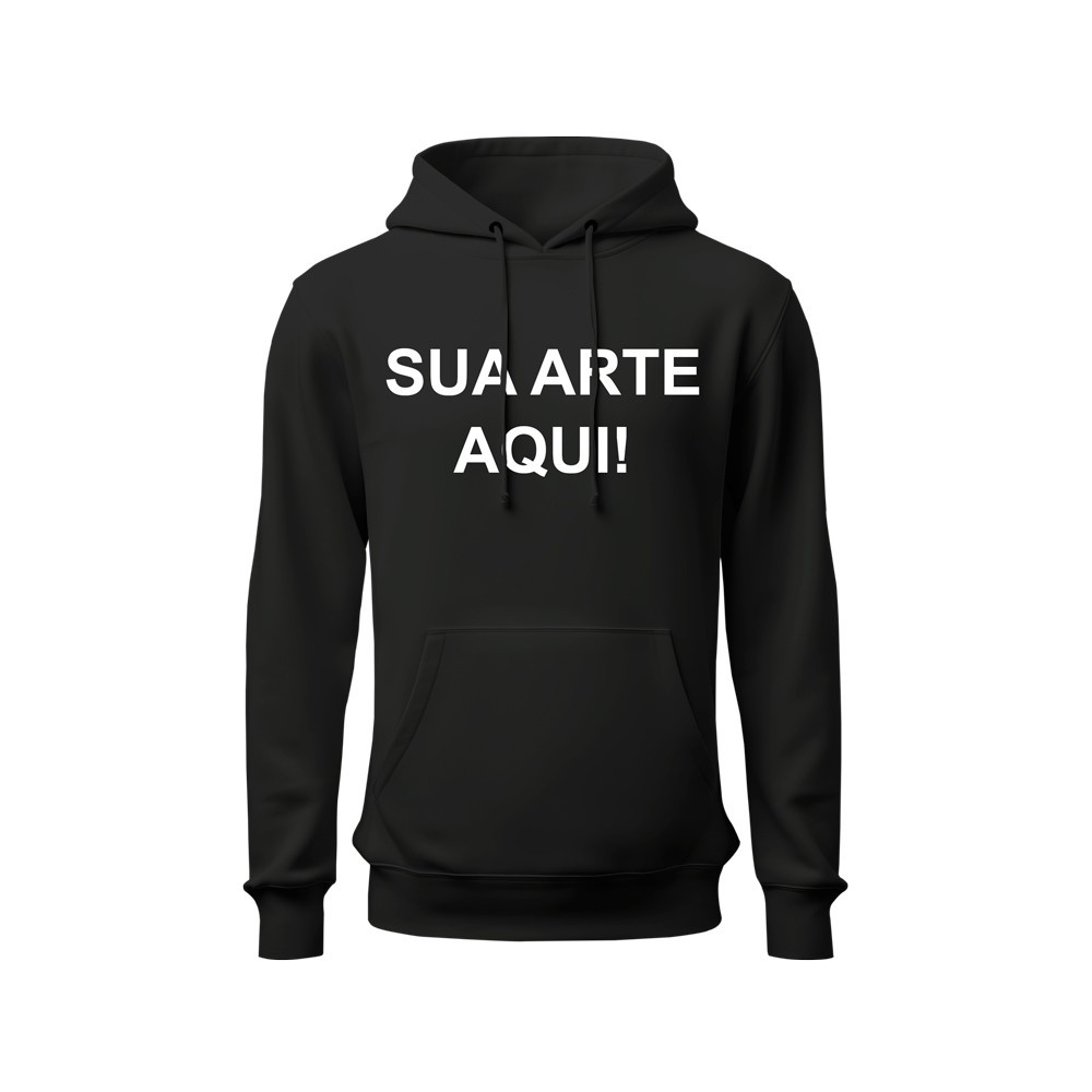 Moletom Sua Frase, Sua Logo Ou Arte com Capuz Com Frase ou Logo Personalizada - Envio Imediato em Oferta na Shopee